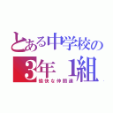 とある中学校の３年１組（愉快な仲間達）