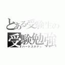 とある受験生の受験勉強（ハードスタディ）