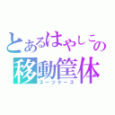 とあるはやしこの移動筐体（スーツケース）