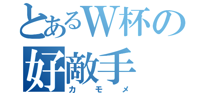 とあるＷ杯の好敵手（カモメ）