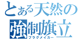 とある天然の強制旗立（フラグメイカー）