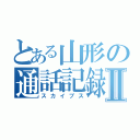 とある山形の通話記録Ⅱ（スカイプス）