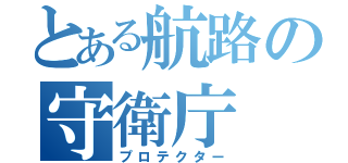 とある航路の守衛庁（プロテクター）