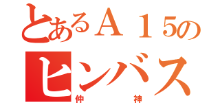 とあるＡ１５のヒンバス（仲神）