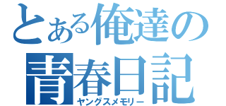 とある俺達の青春日記（ヤングスメモリー）