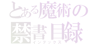 とある魔術の禁書目録（インデックス）