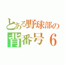 とある野球部の背番号６（）