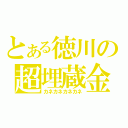 とある徳川の超埋蔵金（カネカネカネカネ）