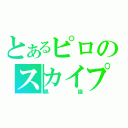 とあるピロのスカイプ（黒猫）