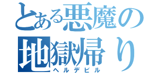 とある悪魔の地獄帰り（ヘルデビル）