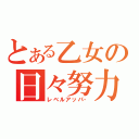 とある乙女の日々努力（レベルアッパ‐）