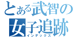 とある武智の女子追跡（インデックス）