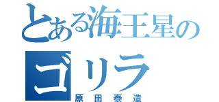 とある海王星のゴリラ（原田泰造）