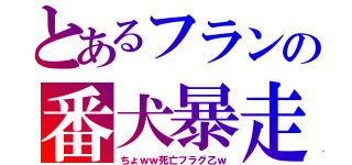 とあるフランの番犬暴走（ちょｗｗ死亡フラグ乙ｗ）