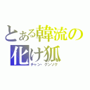 とある韓流の化け狐（チャン・グンソク）