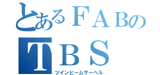 とあるＦＡＢのＴＢＳ（ツインビームサーベル）