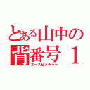 とある山中の背番号１（エースピッチャー）