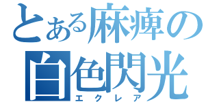 とある麻痺の白色閃光（エクレア）