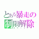 とある暴走の制限解除（カワーイ）