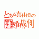 とある真由美の離婚裁判（ラストバトル）