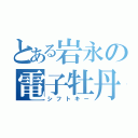 とある岩永の電子牡丹（シフトキー）