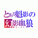 とある魁影の幻影血狼（影ゴースト）