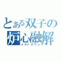 とある双子の炉心融解（メルトダウン）