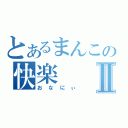 とあるまんこの快楽Ⅱ（おなにぃ）