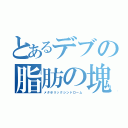 とあるデブの脂肪の塊（メタボリックシンドローム）