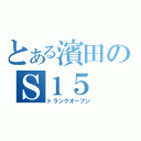 とある濱田のＳ１５（トランクオープン）