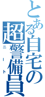 とある自宅の超警備員（ニート）