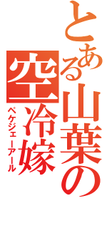 とある山葉の空冷嫁（ペケジェーアール）