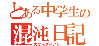 とある中学生の混沌日記（カオスダイアリー）