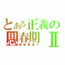 とある正義の思春期Ⅱ（姐姐最讚了）