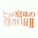 とある庭球の王書目録Ⅱ（プリンス）