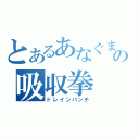 とあるあなぐまの吸収拳（ドレインパンチ）