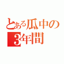 とある瓜中の３年間（）