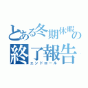 とある冬期休暇の終了報告（エンドロール）