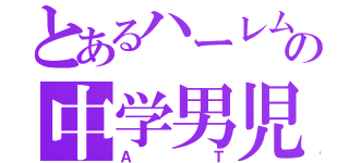 とあるハーレムの中学男児（ＡＴ）