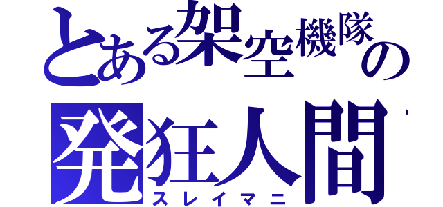 とある架空機隊の発狂人間（スレイマニ）