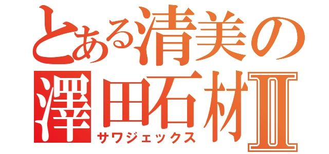 とある清美の澤田石材店Ⅱ（サワジェックス）