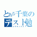 とある千葉のテスト勉強（シゲキックス）