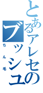 とあるアレセのブッシュ（ちん毛）