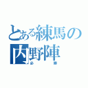 とある練馬の内野陣（必勝）