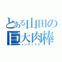 とある山田の巨大肉棒（インデックス）