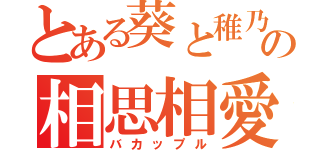 とある葵と稚乃の相思相愛（バカップル）