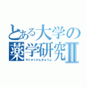 とある大学の薬学研究部Ⅱ（やくがくけんきゅうぶ）