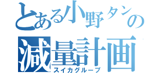 とある小野タンの減量計画（スイカグループ）