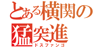 とある横関の猛突進（ドスファンゴ）