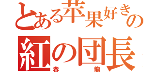 とある苹果好きの紅の団長（春龍）